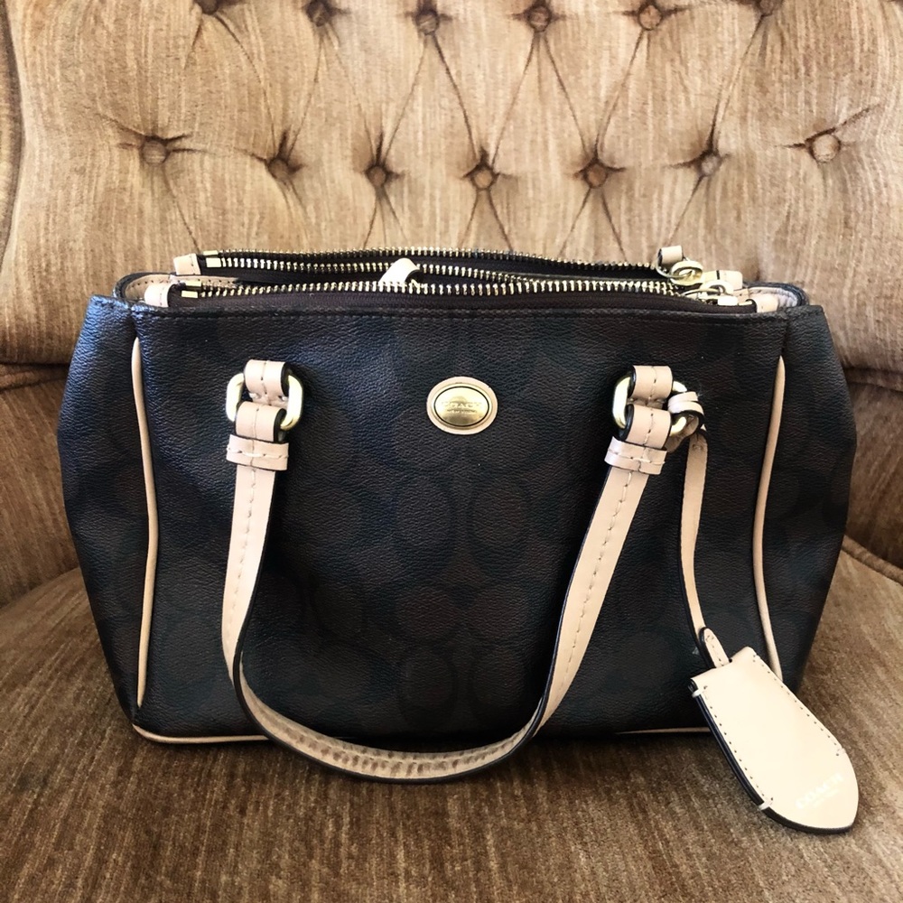 Coach signature mini surrey carryall